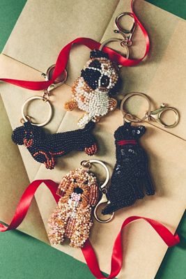 Beaded Dog Bag Charm