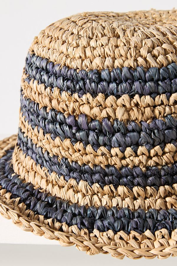 Slide View: 3: Friends of Friends Hat Co Bingin Raffia Bucket Hat