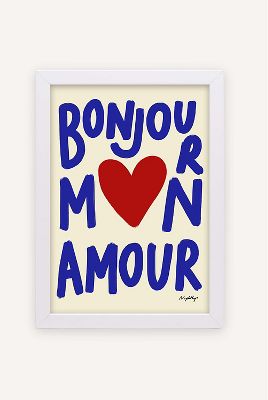 Bonjour mon Amour Wall Art