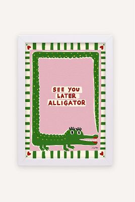 See You Later Alligator Wall Art