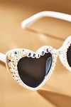 Thumbnail View 3: Untamed Petals Bride-To-Be Heart Sunglasses