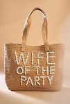 Thumbnail View 1: Untamed Petals Wife of the Party Bachelorette Party Tote