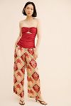 Thumbnail View 2: FARM Rio Pineapple Satin Wide-Leg Pants