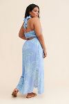 Thumbnail View 2: Eloquii Halter Printed Maxi Dress