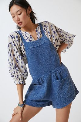 Maronie Relaxed Gauze Shortalls