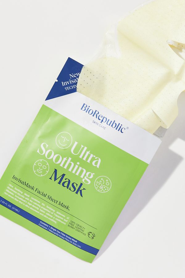 Slide View: 1: BioRepublic SkinCare Ultra Soothing InvisaMask 6-Pack Set