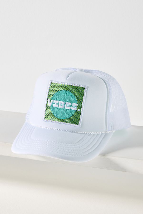 Slide View: 1: Friday Feelin Vibes Trucker Hat