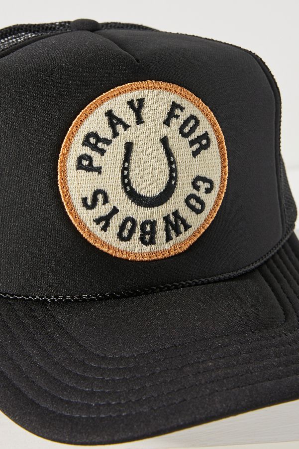 Slide View: 3: Friday Feelin Pray For Cowboys Trucker Hat