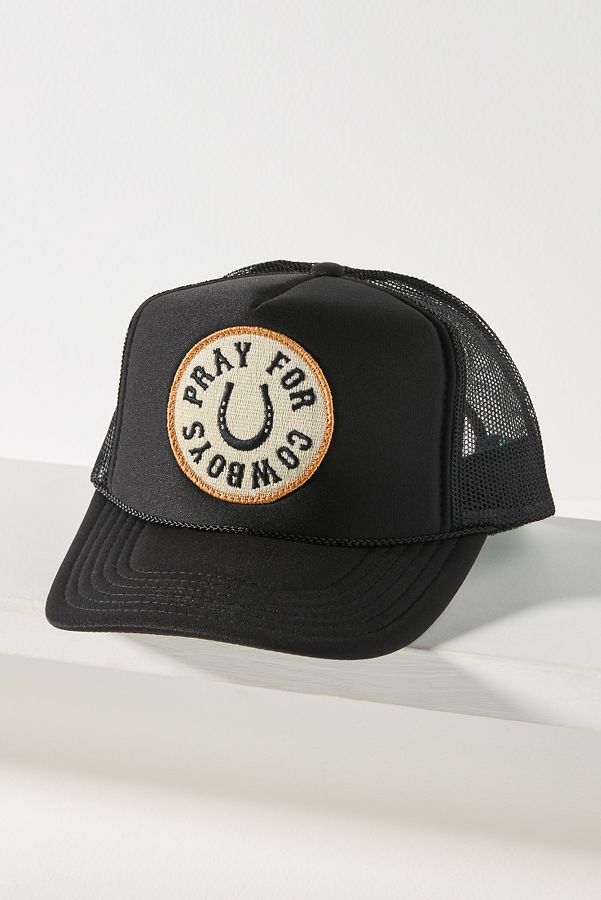 Slide View: 1: Friday Feelin Pray For Cowboys Trucker Hat