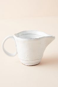 Slide View: 3: The Glenna Italian Earthenware Creamer