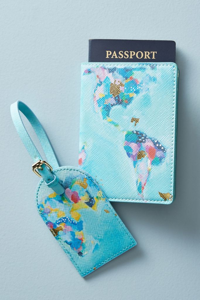 Nikki Cade Map Maker Passport Holder Anthropologie