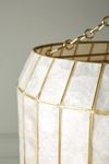 Thumbnail View 4: Madelyn Capiz Oval Faceted Chandelier