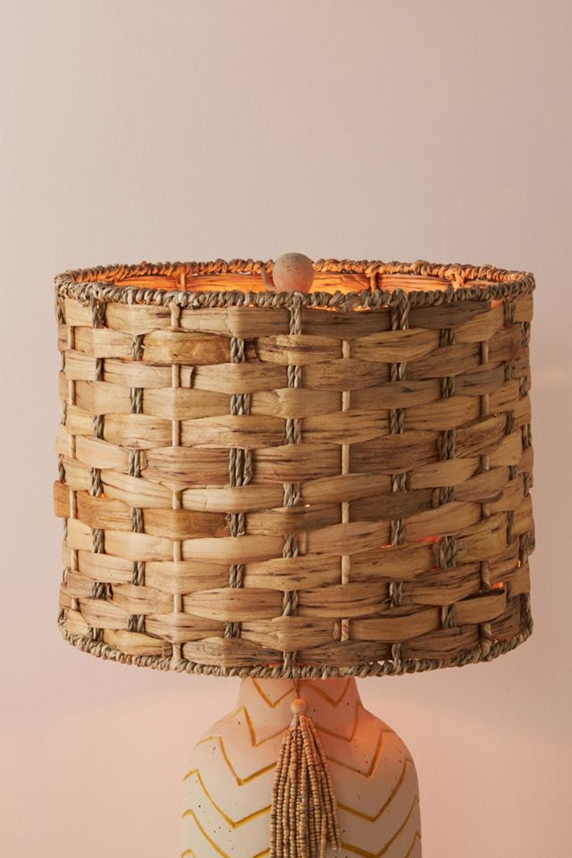 Woven Water Hyacinth Lamp Shade Anthropologie
