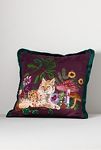 Thumbnail View 1: Nathalie Lete Marais Embroidered Sateen Pillow