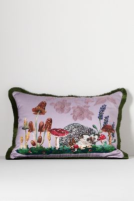 Nathalie Lete Marais Embroidered Sateen Pillow