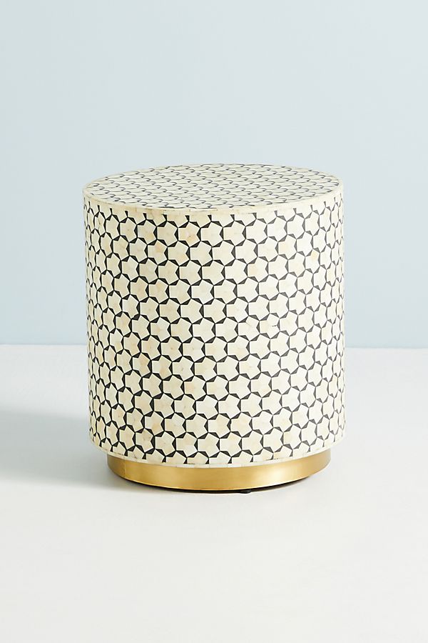 Slide View: 1: Targua Optical Inlay Side Table
