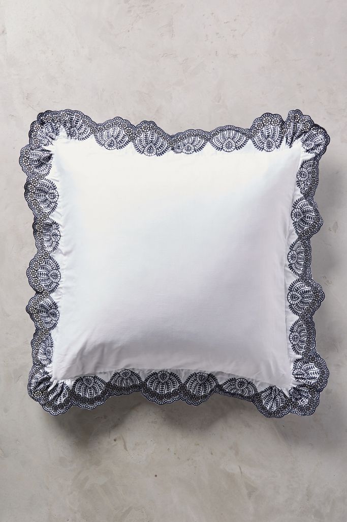 Eyelet Embroidered Euro Sham Anthropologie
