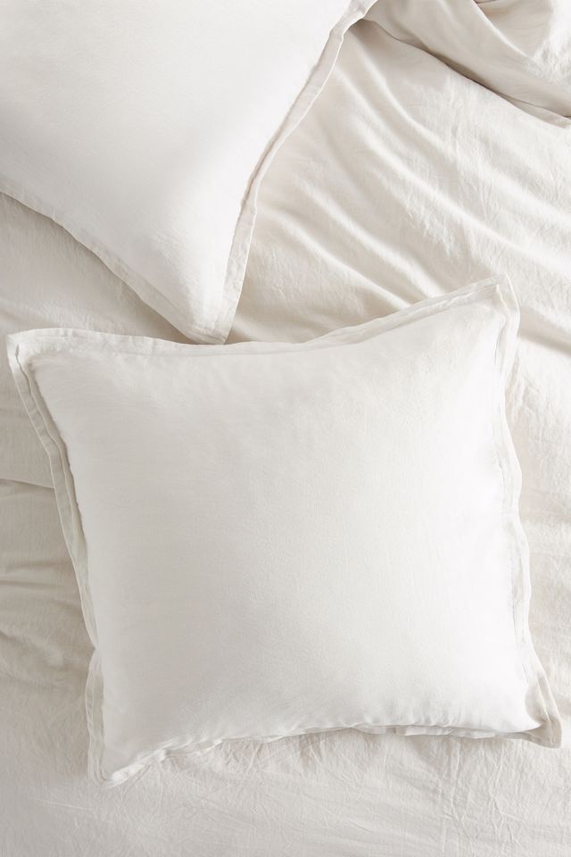 Relaxed Cotton Linen Euro Sham Anthropologie