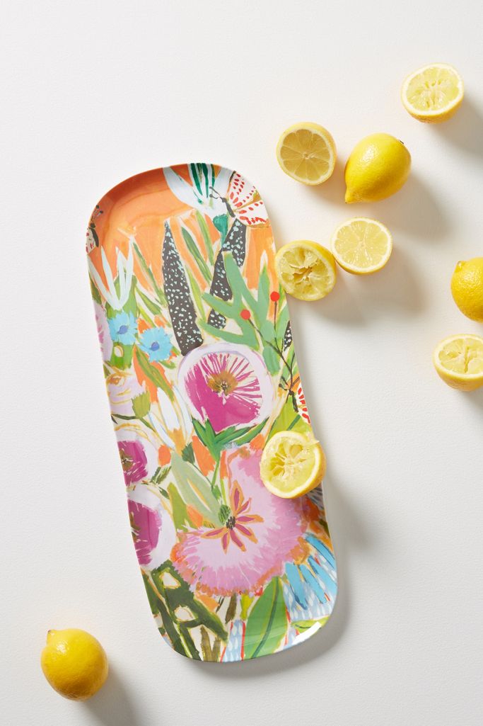 Lulie Wallace Melamine Appetizer Platter Anthropologie
