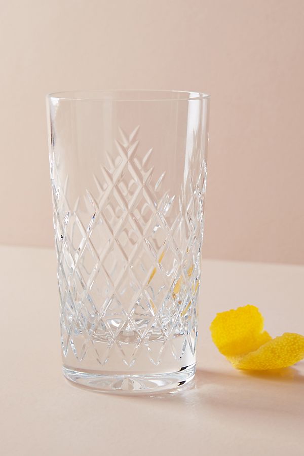 Slide View: 1: Soho Home Barwell Cut Crystal Highball Glass