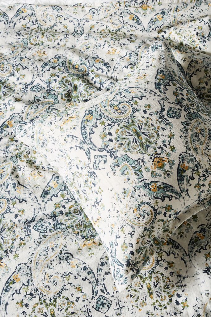 Peacock Alley Distressed Linen Stavros Euro Sham Anthropologie