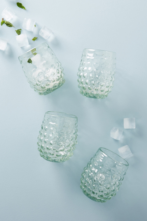Textured Stemless Wine Glass Set Anthropologie
