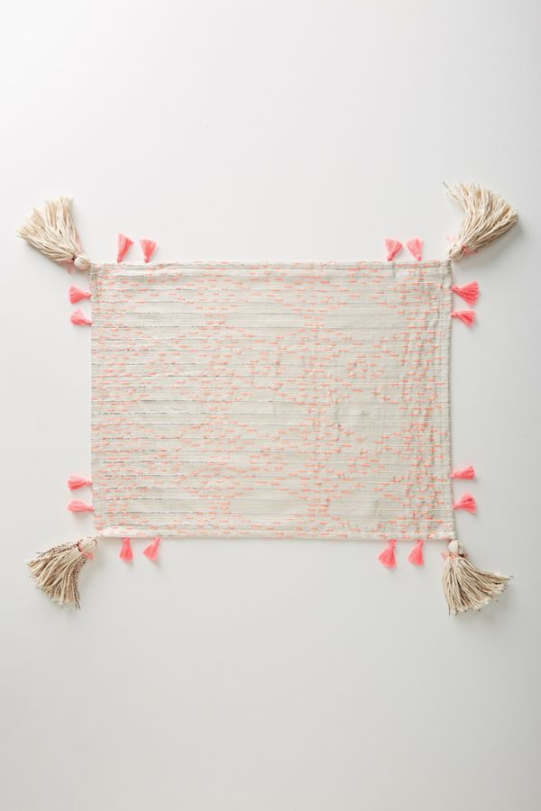 Penelope Tasseled Placemat Anthropologie