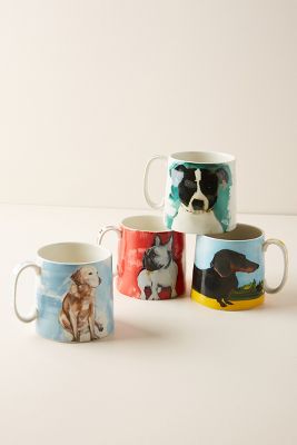 dog in mug