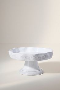 Slide View: 3: The Glenna Italian Earthenware Cake Stand