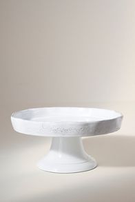 Slide View: 2: The Glenna Italian Earthenware Cake Stand