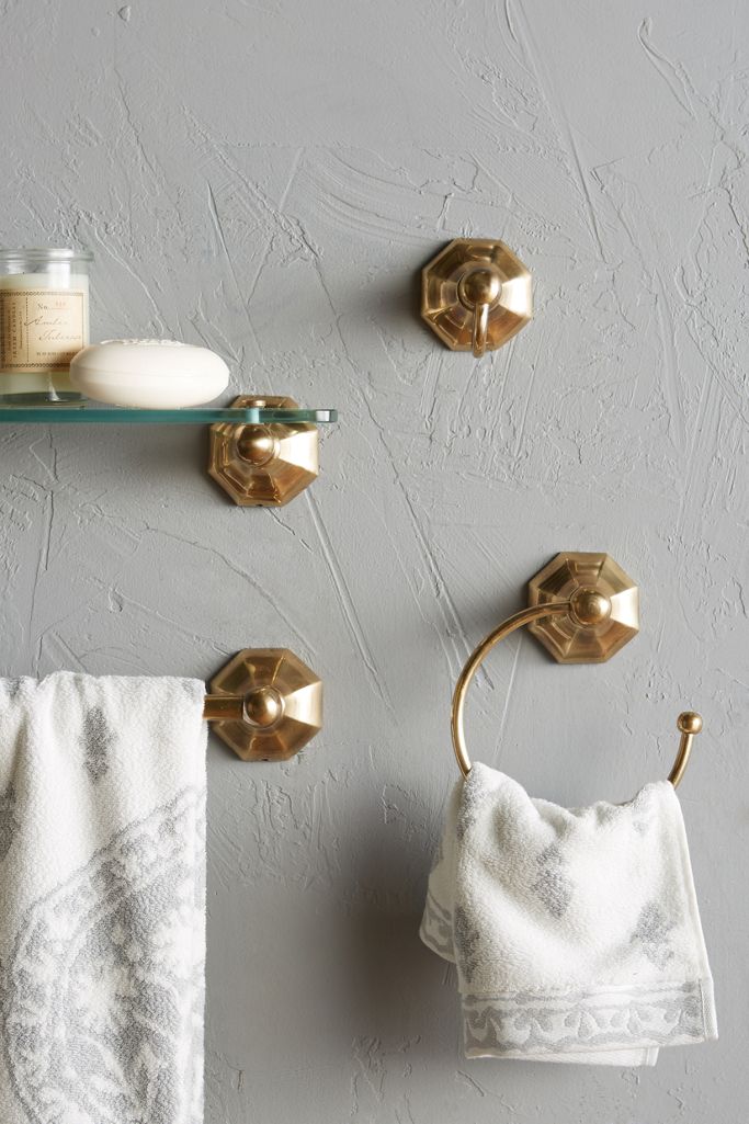 Brass Circlet Towel Bar