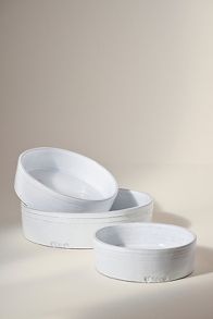 Slide View: 2: The Glenna Italian Earthenware Serving Bowls, Set of 4