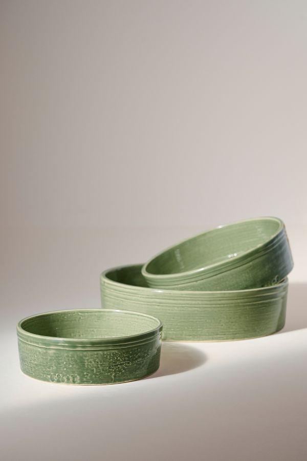 Slide View: 2: The Glenna Italian Earthenware Serving Bowls, Set of 4