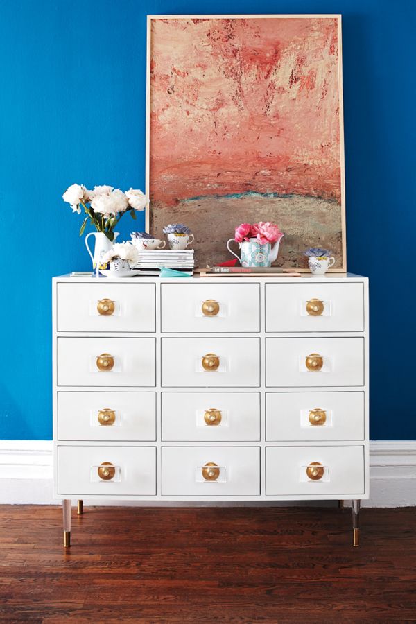 Lacquered Regency Twelve Drawer Dresser Anthropologie