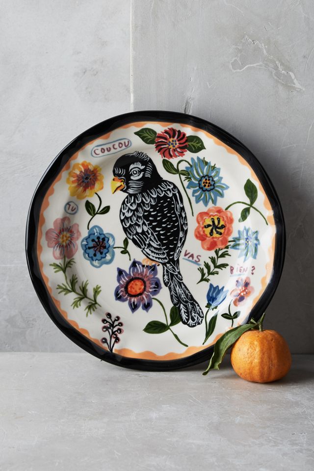 Nathalie Lete Francophile Dinner Plate Anthropologie