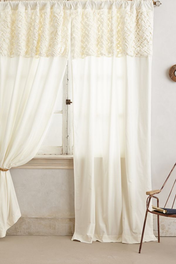 Braided Velvet Curtain Anthropologie