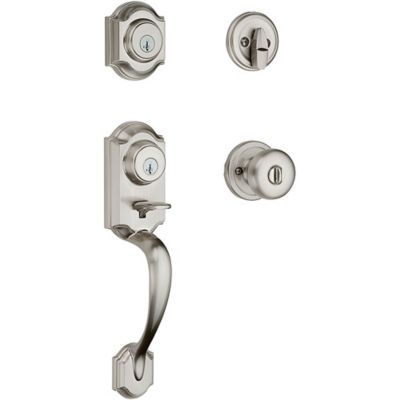 Interior door deadbolt