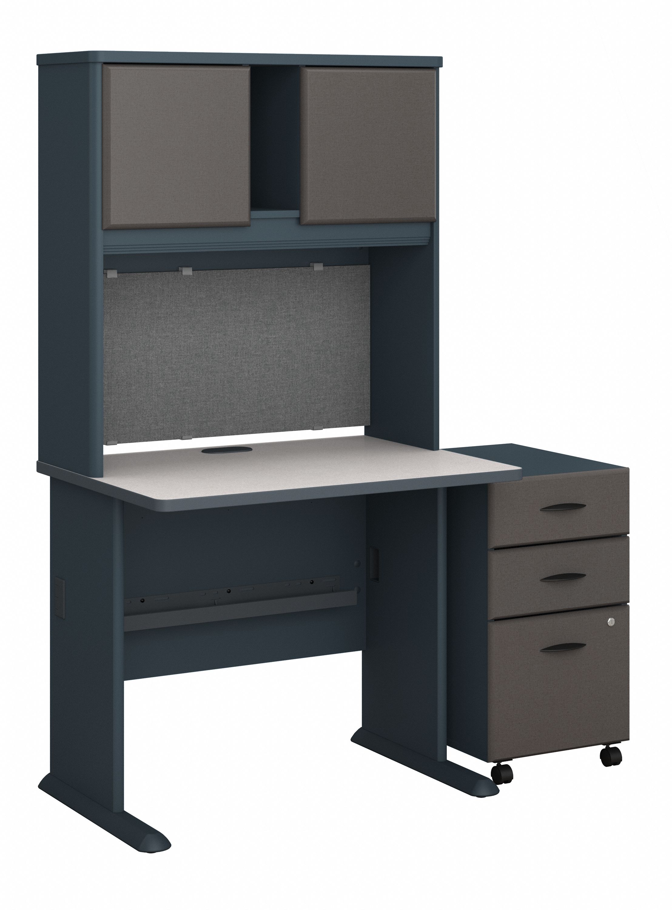 Bush Sra048slsu Series A 36w Desk With Hutch Zuma