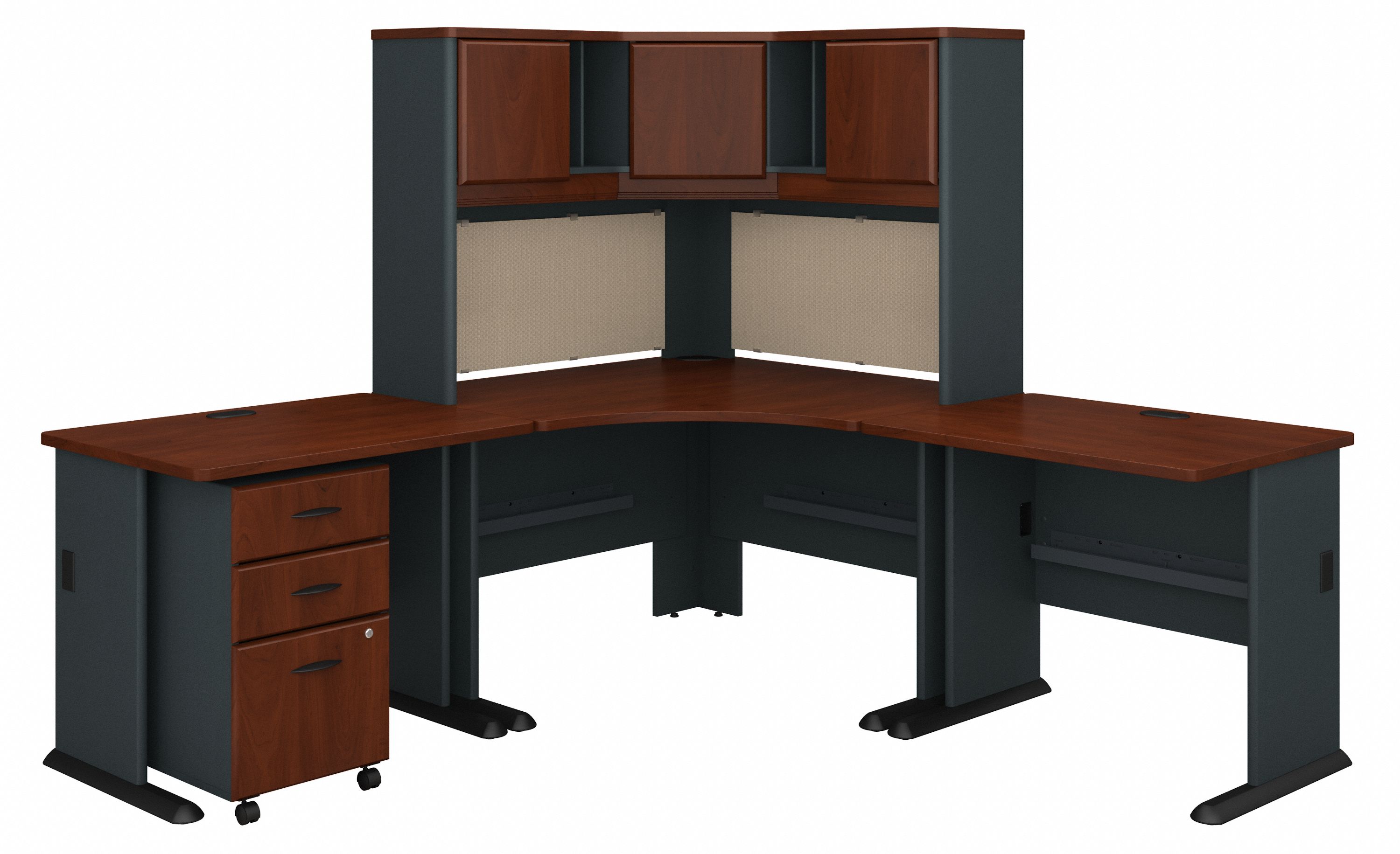 Bush Sra061hcsu Series A 84w X 84d Corner Desk Set Zuma