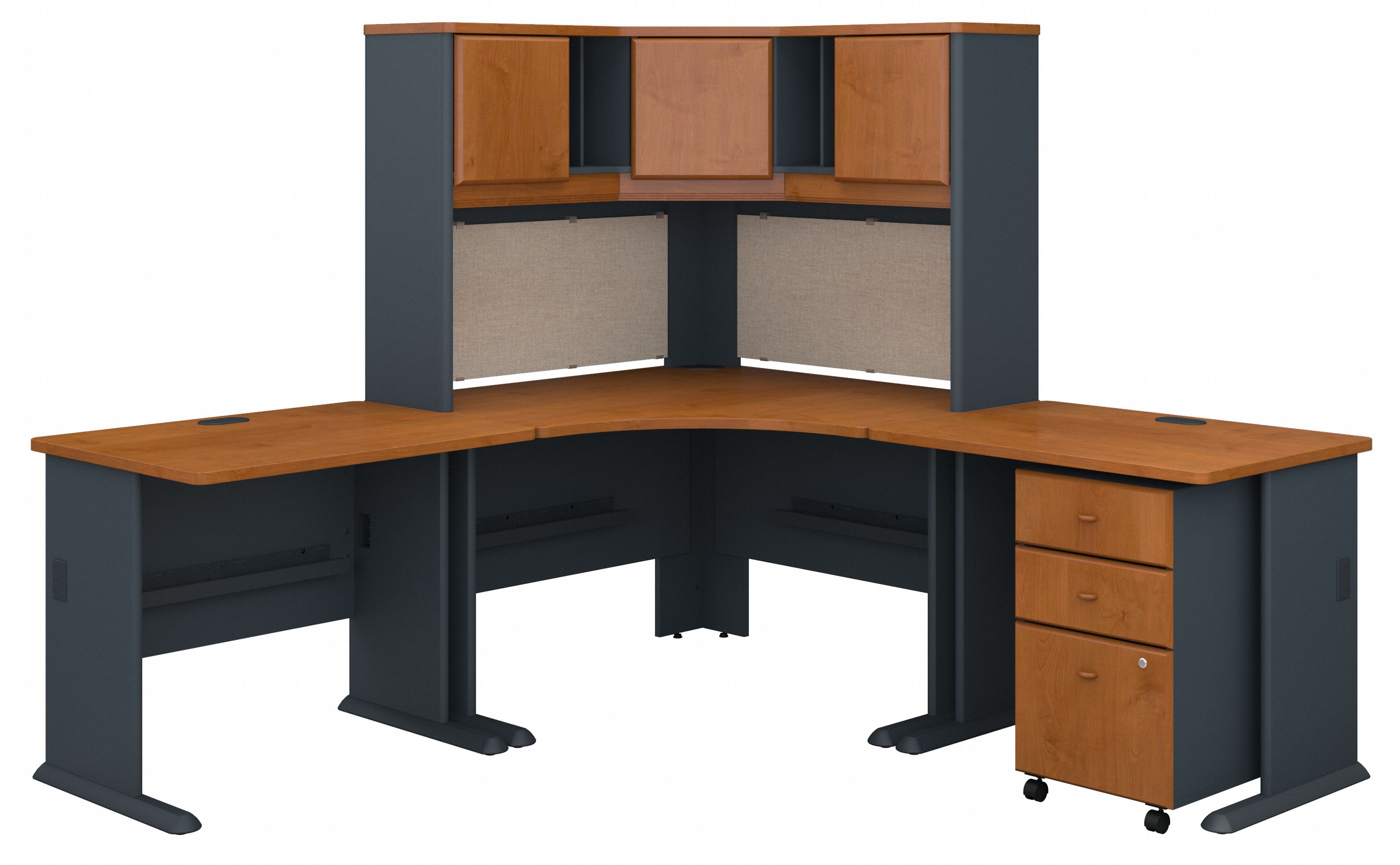 Bush Sra061ncsu Series A 84w X 84d Corner Desk Set Zuma