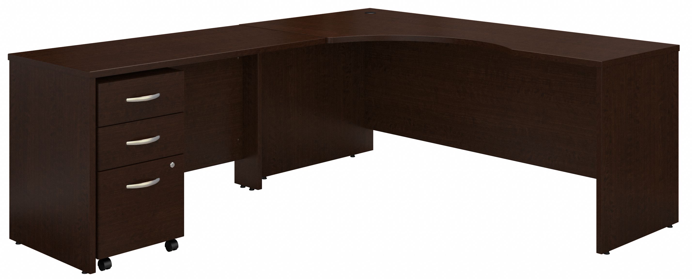 Bush Src086mrsu Series C 72w Left Handed Corner Desk Set Zuma