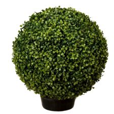 Potted Artificial Topiary Boxwood Ball, 18-in | Canadian Tire