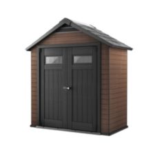 Keter Fusion Wood-Plastic Composite Shed, 7.5 x 4-ft | Canadian Tire