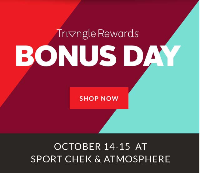 Sport Chek] Triangle Bonus Days 20x/30x (Oct14-15) & Spend $125 Get $30  Promo Card/Code (Oct14-16) - RedFlagDeals.com Forums