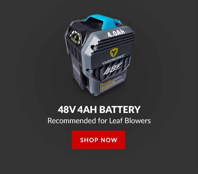 48V 4AH Battery Recommended for Leaf Blowers