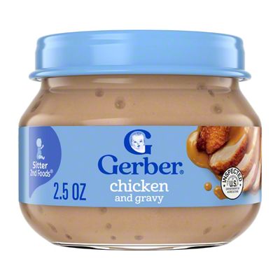 Gerber Mealtime for Baby 2nd Foods - Chicken & Gravy, 2.5 oz | Joe V's ...