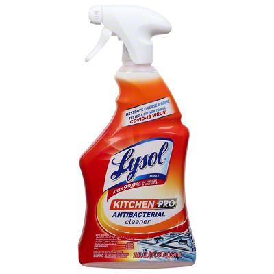 Lysol Kitchen Pro Antibacterial Cleaner Spray 22 Oz Central Market   000078072 1