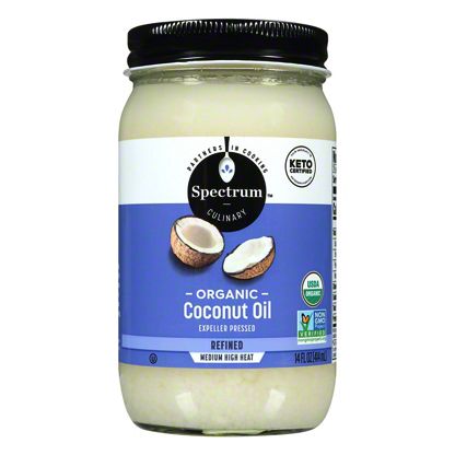 Spectrum Organic Refined Coconut Oil, 14 oz - Central Market