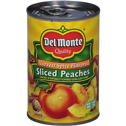 sliced monte peaches del california syrup flavored naturally harvest oz light spice