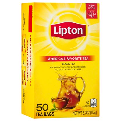 Lipton America’s Favorite Tea Black Tea Bags, 50 ct – Central Market